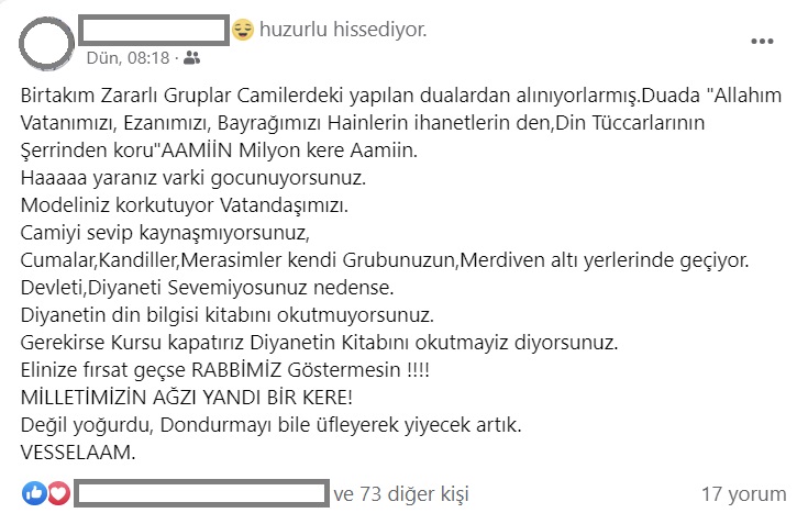 Karamanlı İmam din tüccarlarına giydirdi!
