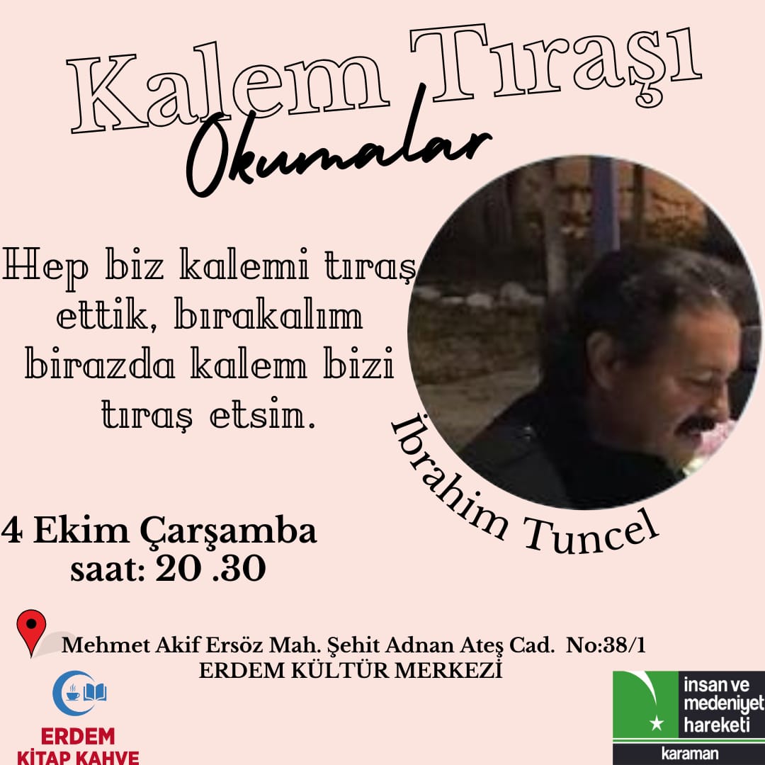 "Biraz da kalem bizi tıraş etsin" – Karaman'da "O" seminer bugün başlıyor…
