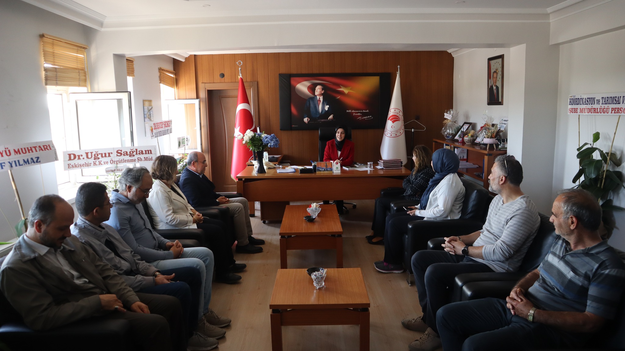 Mesai arkadaşları "HOŞ GELDİN" dedi