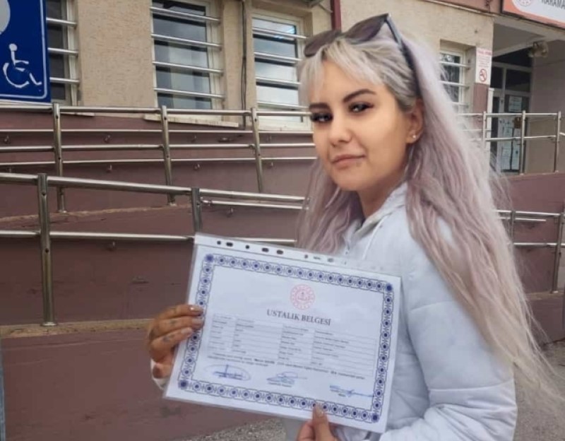 Türkiye’nin ilk kadın ustası Karaman’da