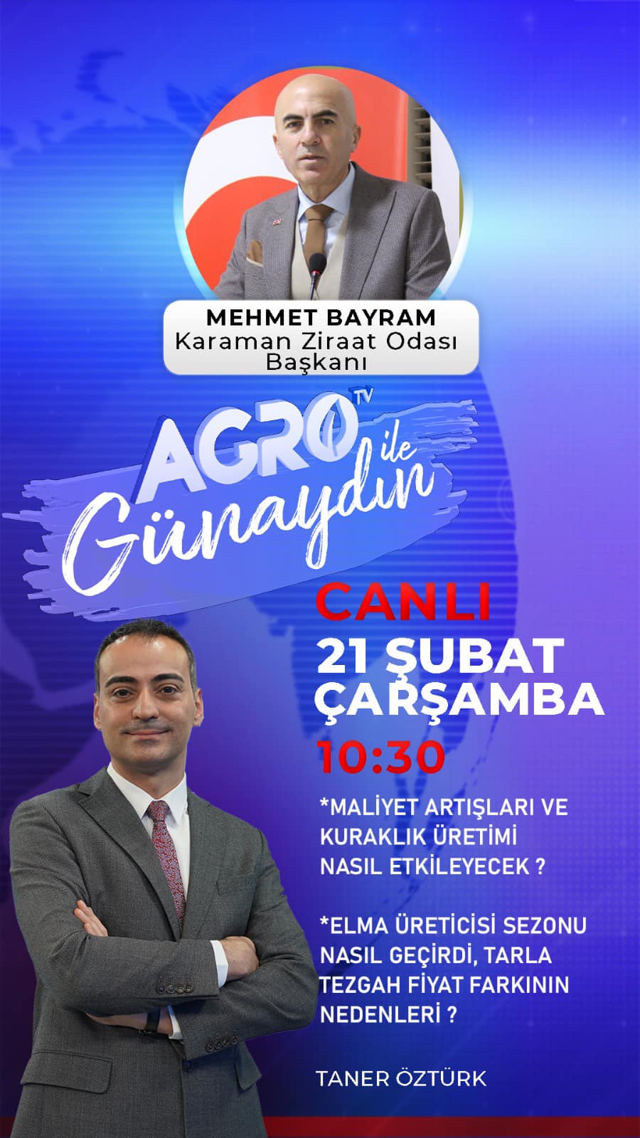 Başkan Bayram AGRO TV'de