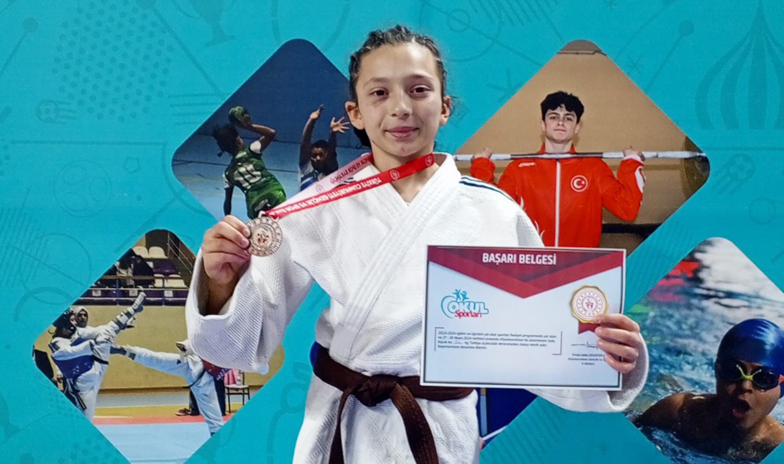 Karamanlı judocu gururla döndü