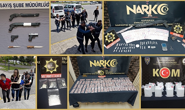 Karaman'da 94 araç trafikten men edildi