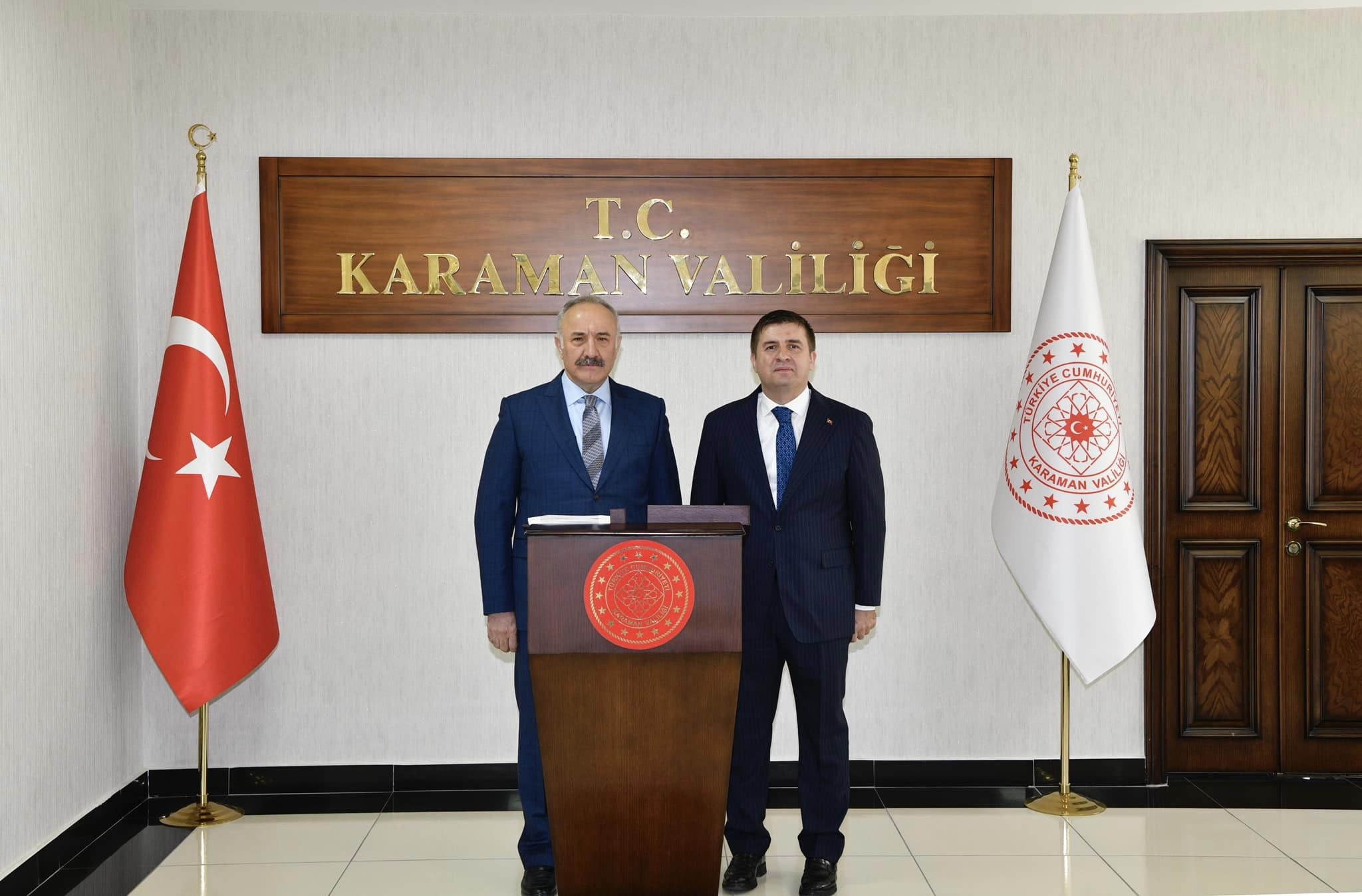 Genel Sekreter Hacımüftüoğlu’ndan Vali Sarıibrahim’e ziyaret