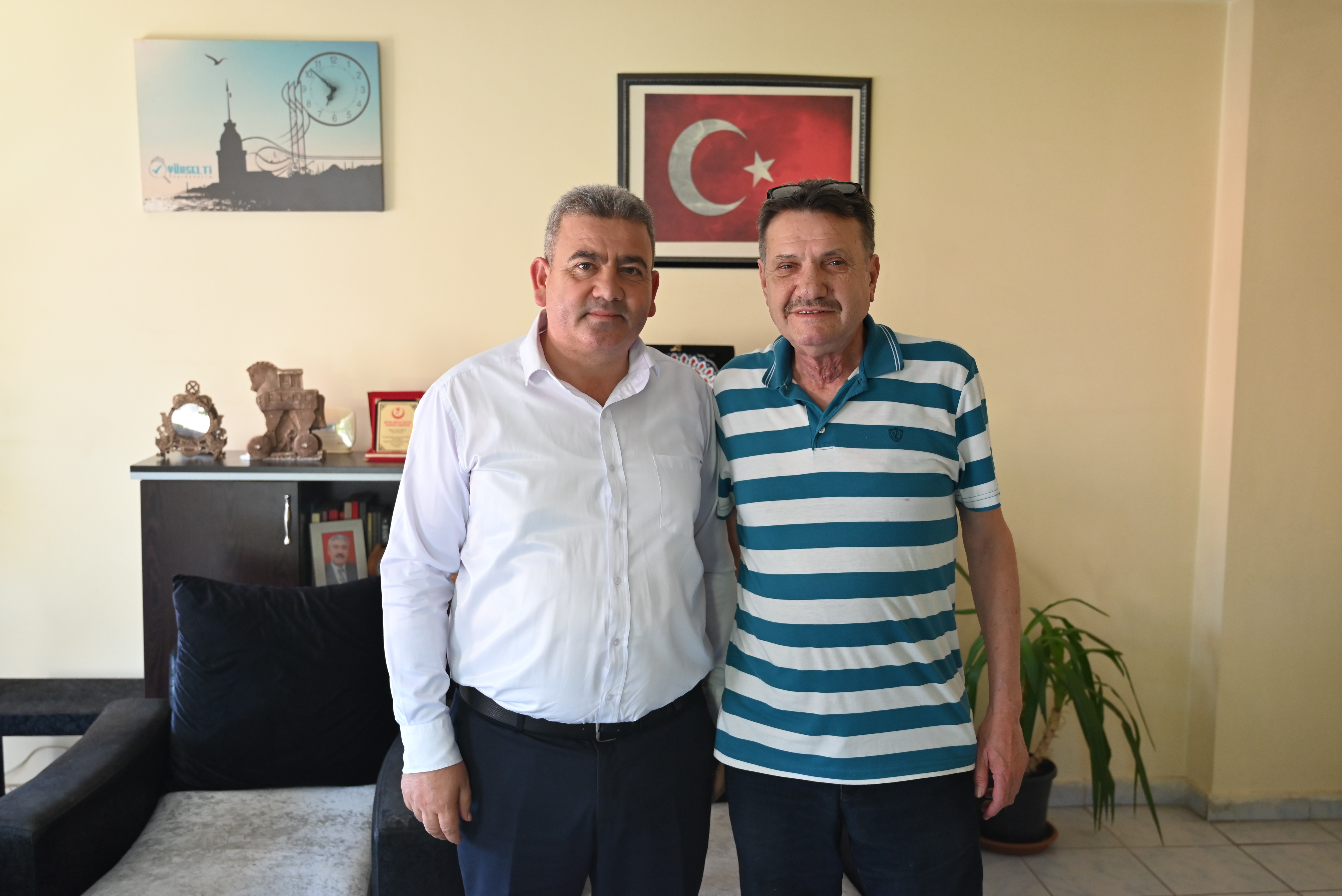 Başkan Yeşildaş'tan Başkan Oğuz'a ziyaret