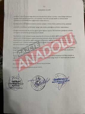 Konya'nın o köyü Karaman'a bağlanmak istiyor