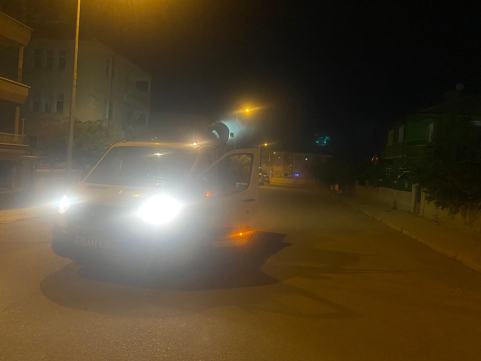 Karaman'da mücadele sürüyor