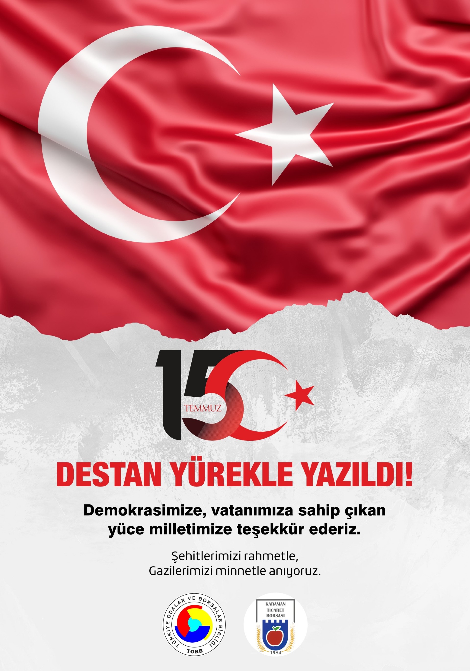 "Destan yürekle yazıldı"
