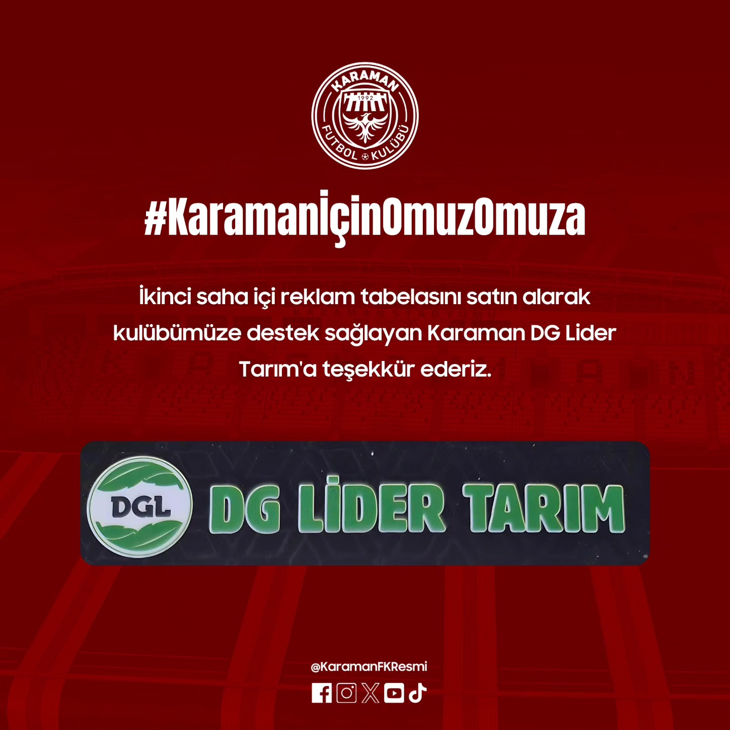 DG Lider Tarım "Ben de varım" dedi