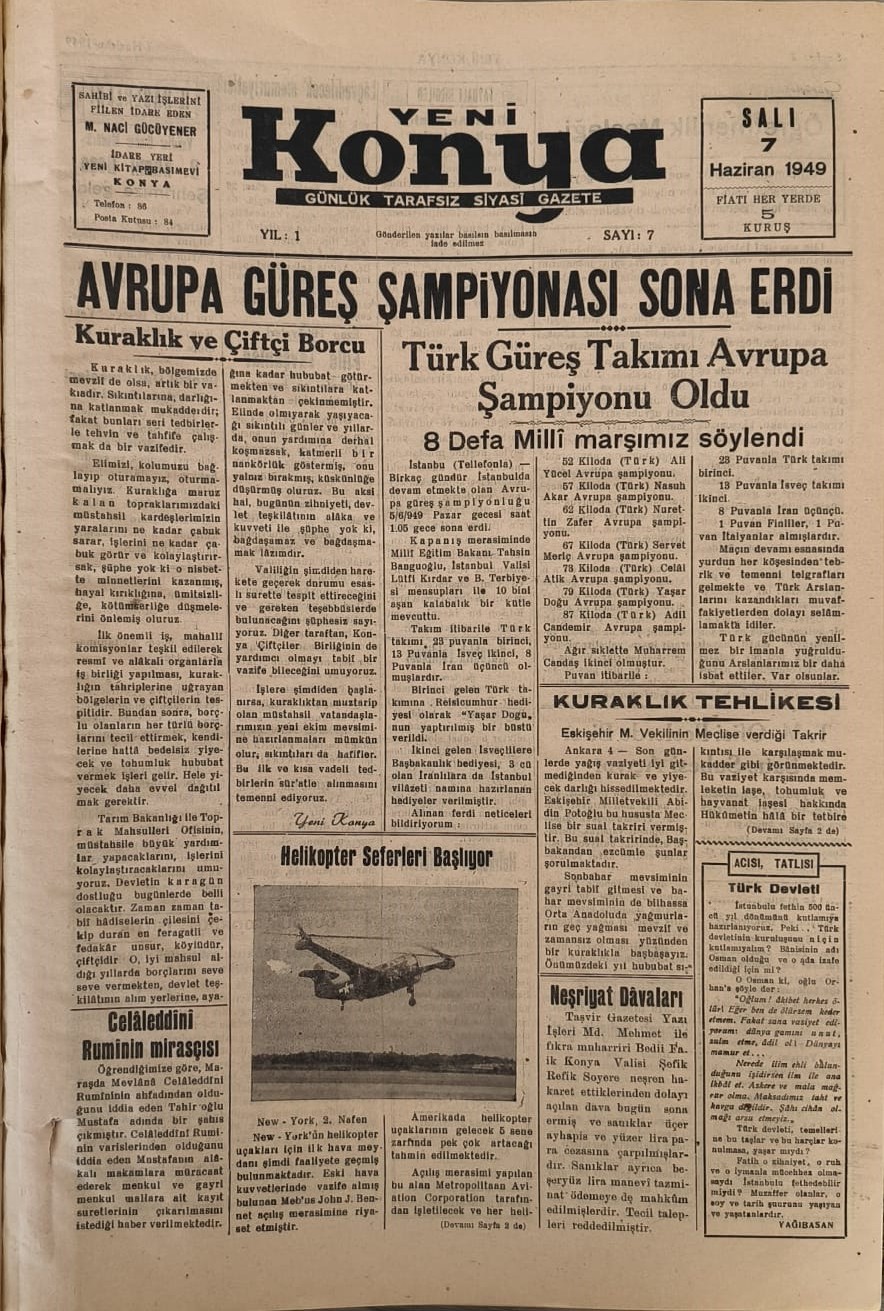 7 Haziran 1949 - Geçmiş zaman olur ki