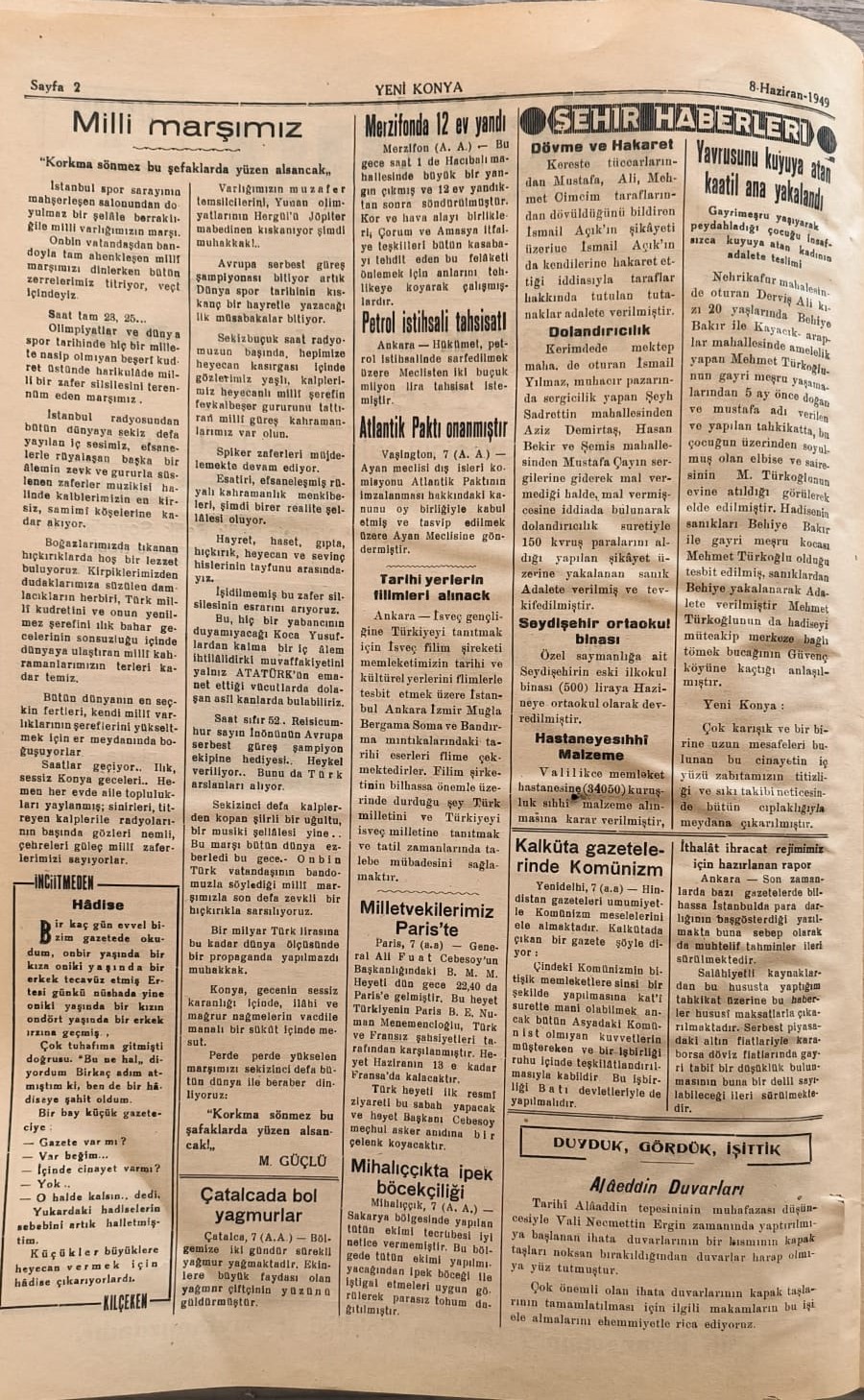 8 Haziran 1949 - Geçmiş zaman olur ki