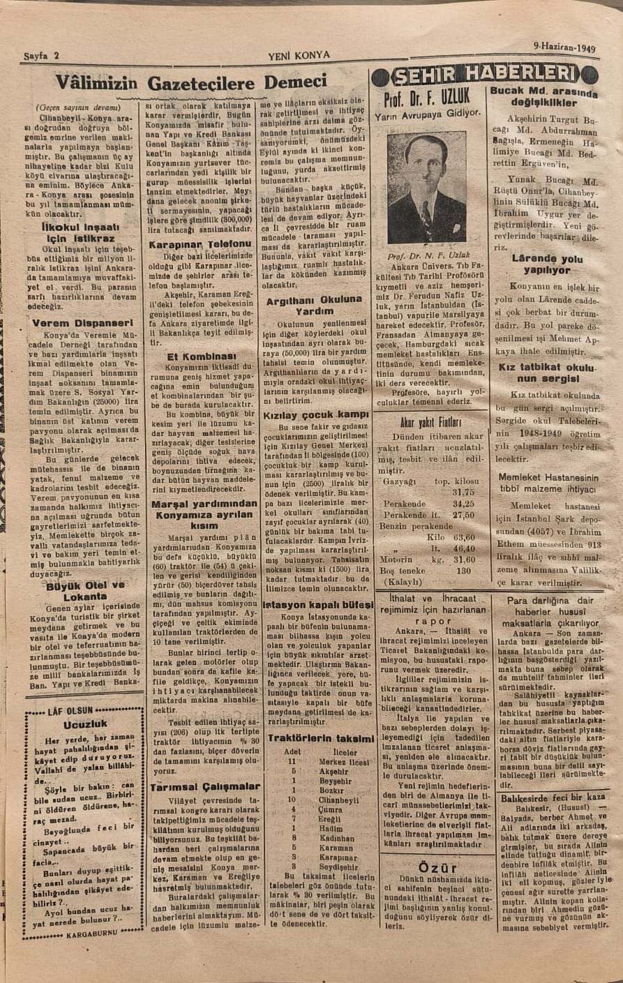 10 Haziran 1949 - Geçmiş zaman olur ki