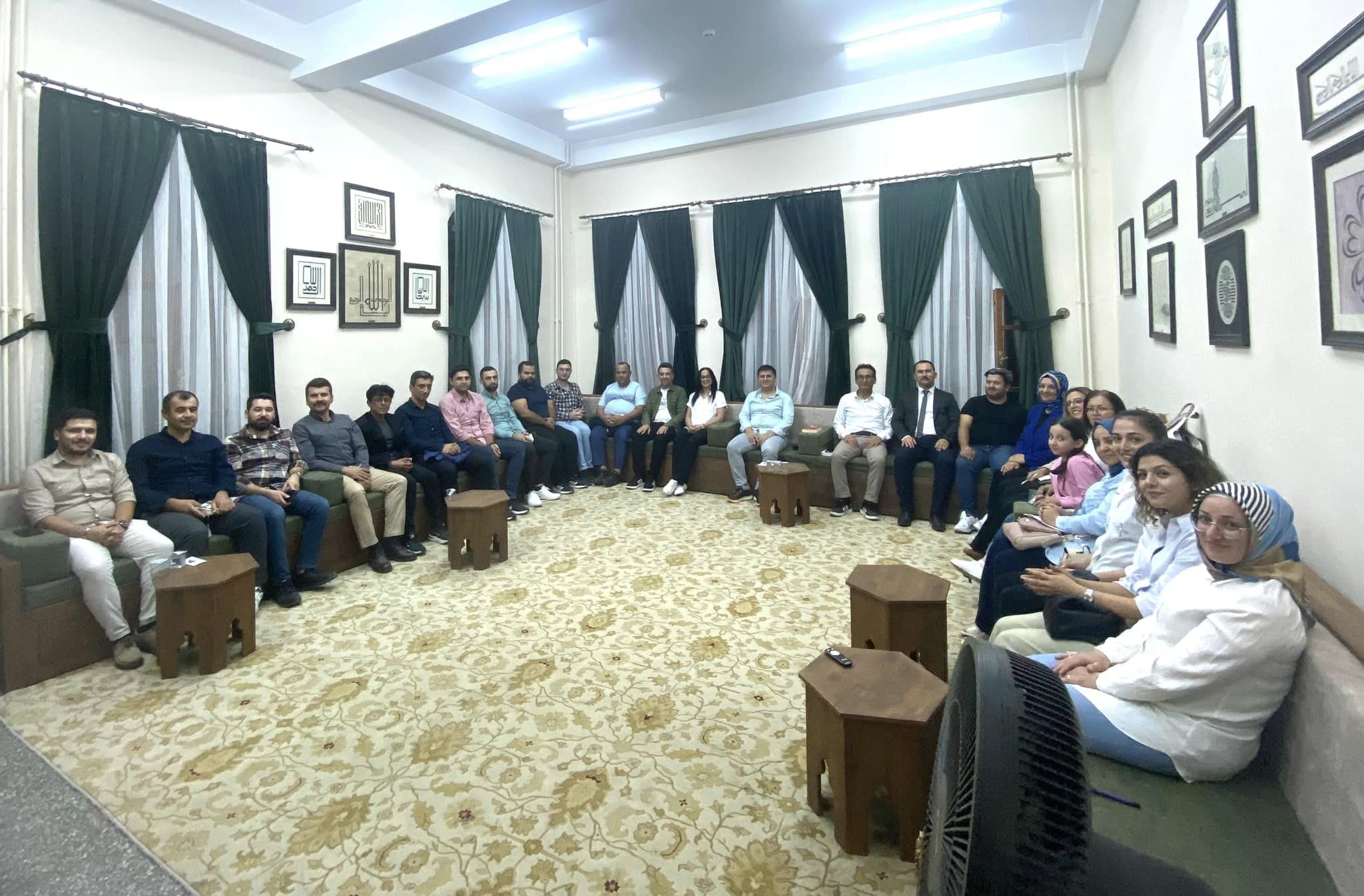 Vali Sarıibrahim sohbet için teşekkür etti