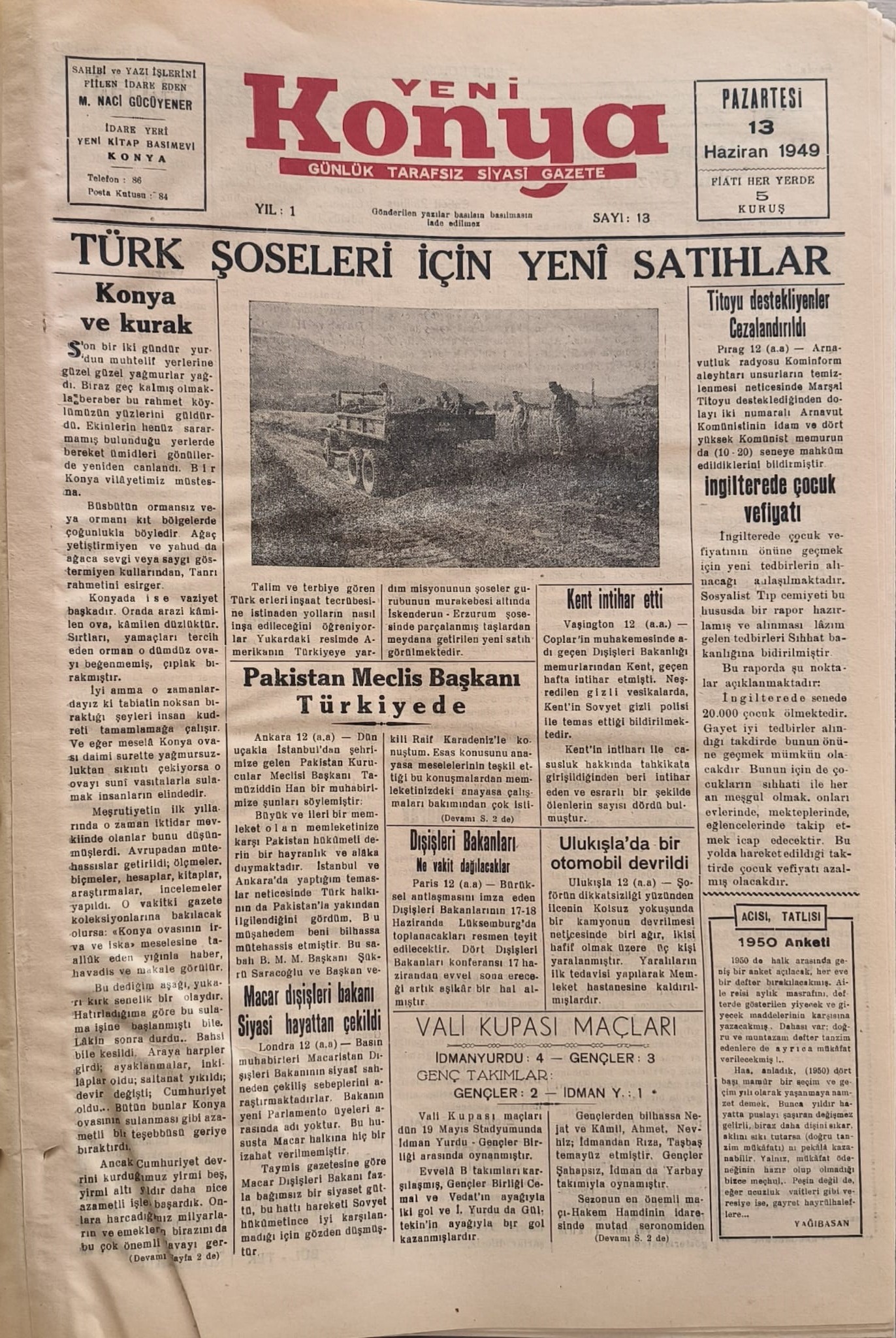 12 Haziran 1949 - Geçmiş zaman olur ki