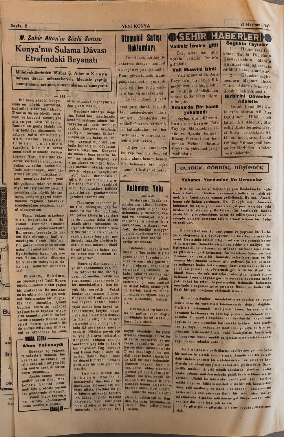 21 Haziran 1949 - Geçmiş zaman olur ki