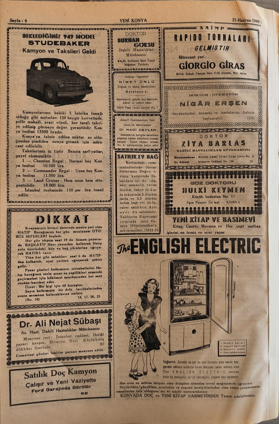 21 Haziran 1949 - Geçmiş zaman olur ki