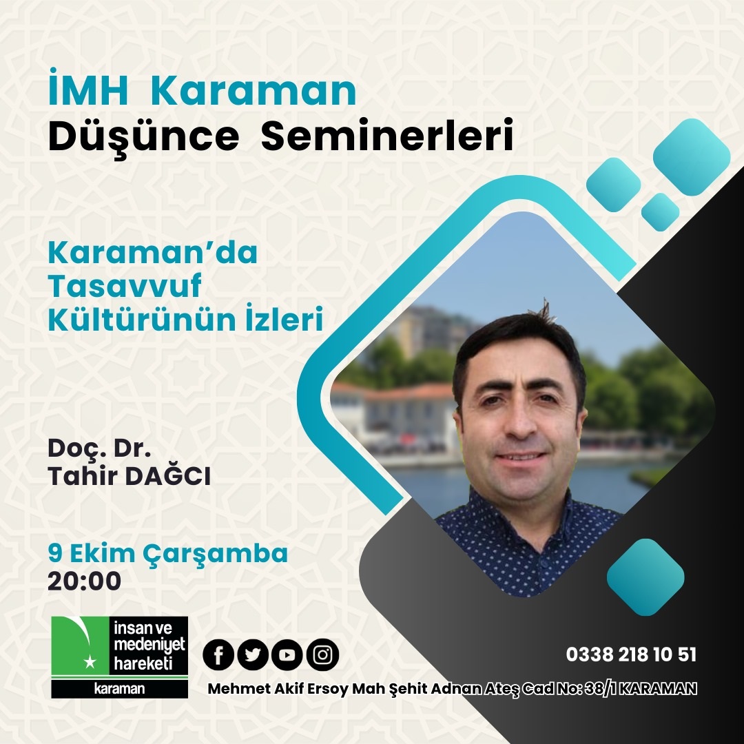 Karaman'da tasavvuf kültürünün izleri konuşulacak