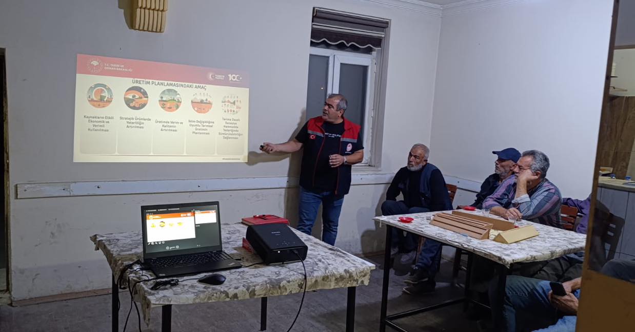 Süleymanhacı köyü de bilgilendirildi