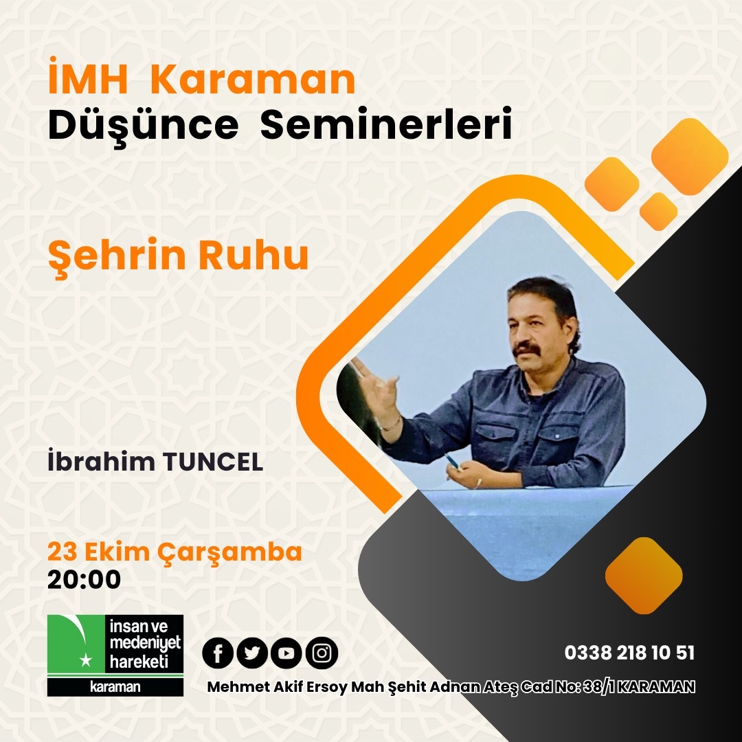 İnsan ve mekan bağlamında şehre bir yolculuk