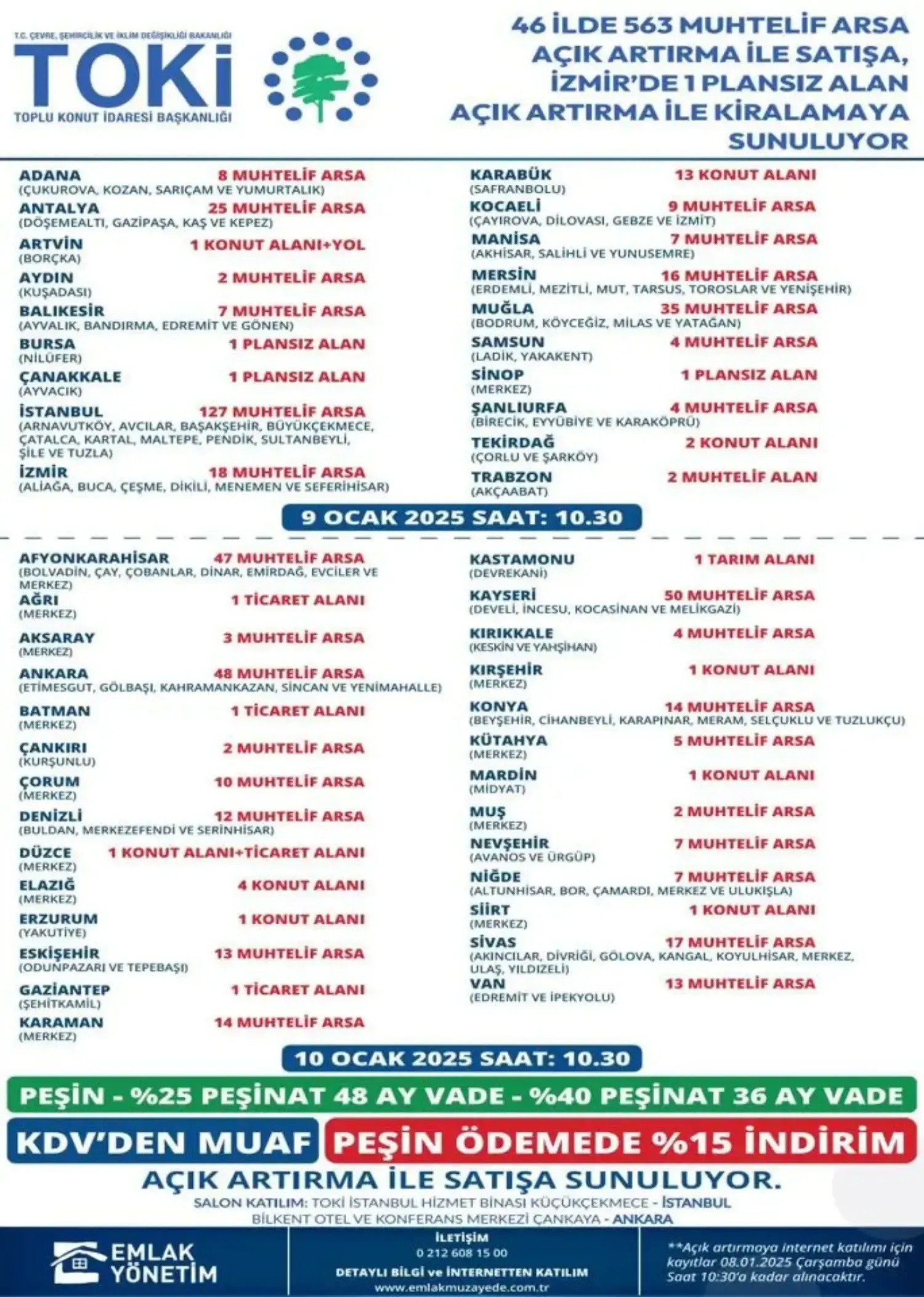 TOKİ Karaman için müjdeyi verdi