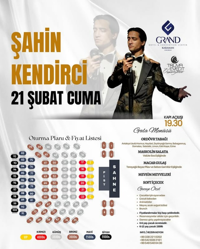 Karaman'da sahne alacak!