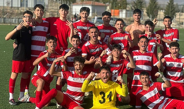 Karaman FK U17 deplasmanda şov yaptı