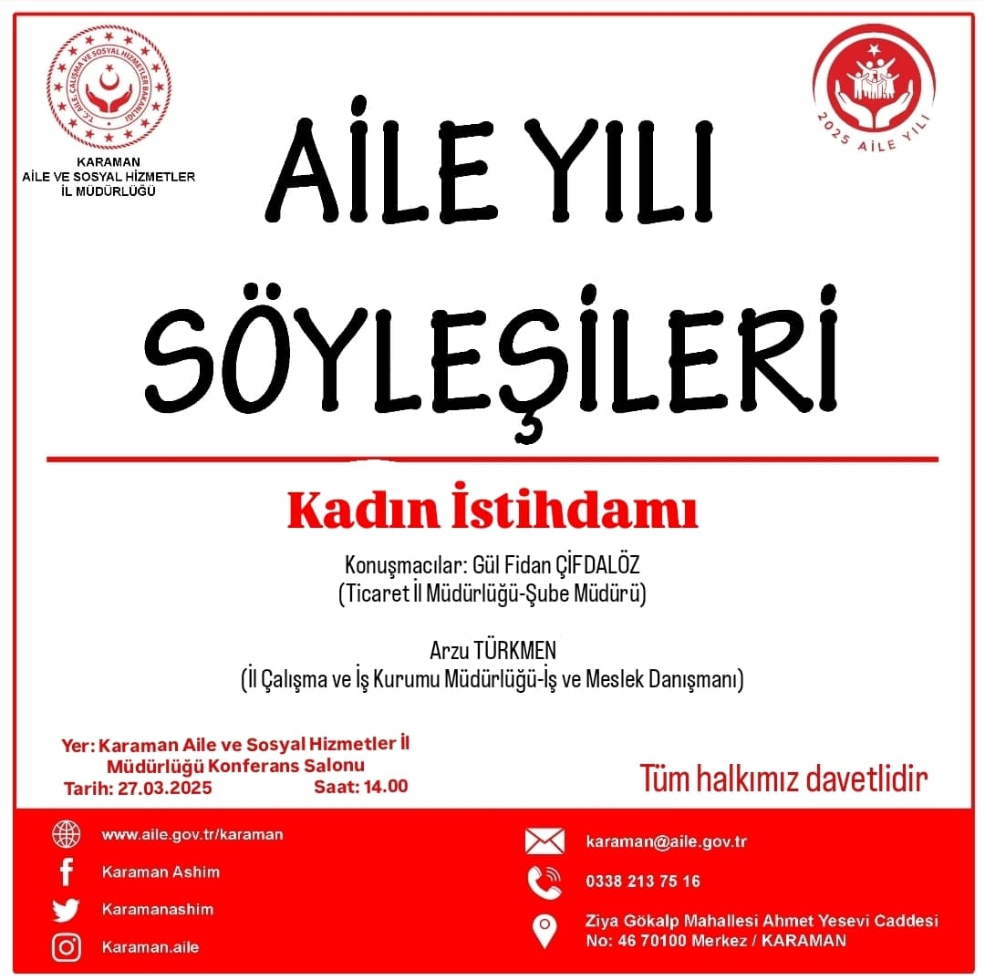 Karaman'daki kadınlar bu haber size