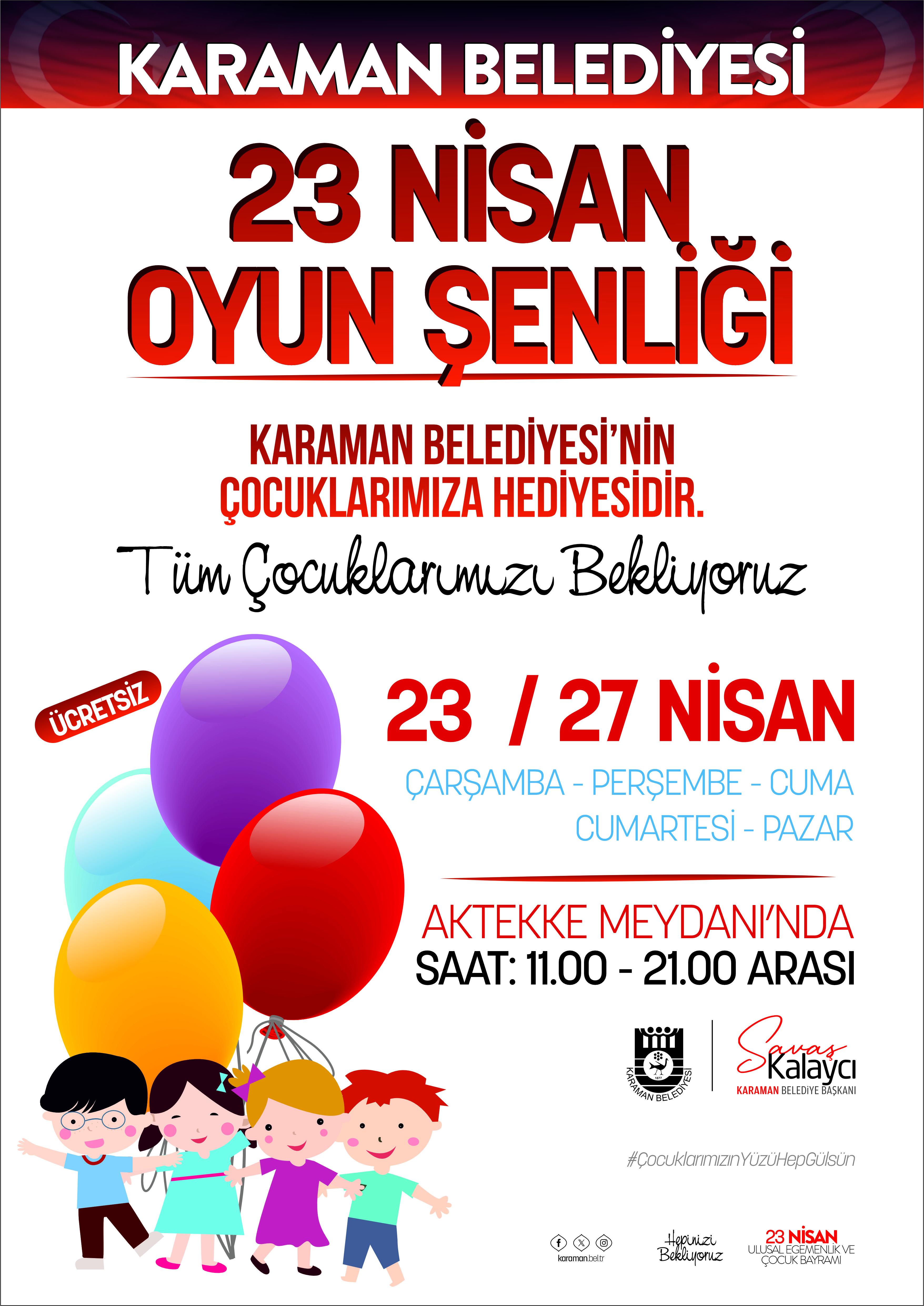 Belediyeden miniklere bayram hediyesi