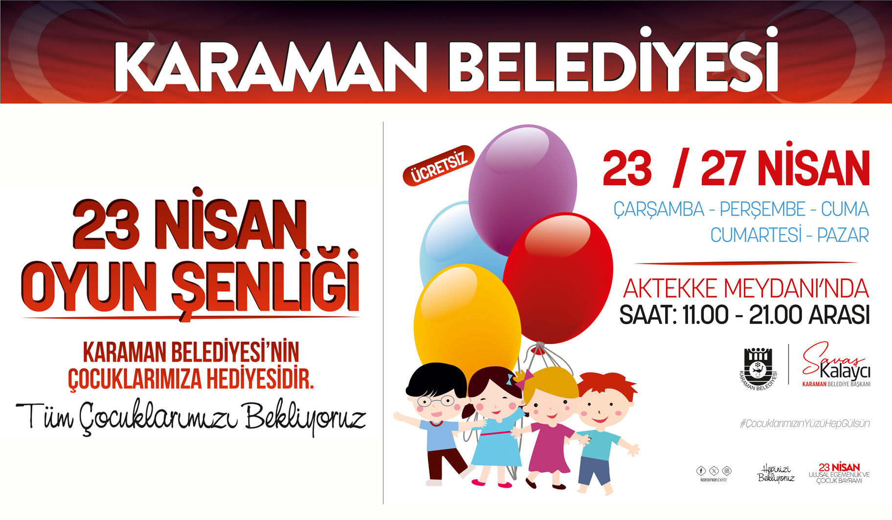 Belediyeden miniklere bayram hediyesi