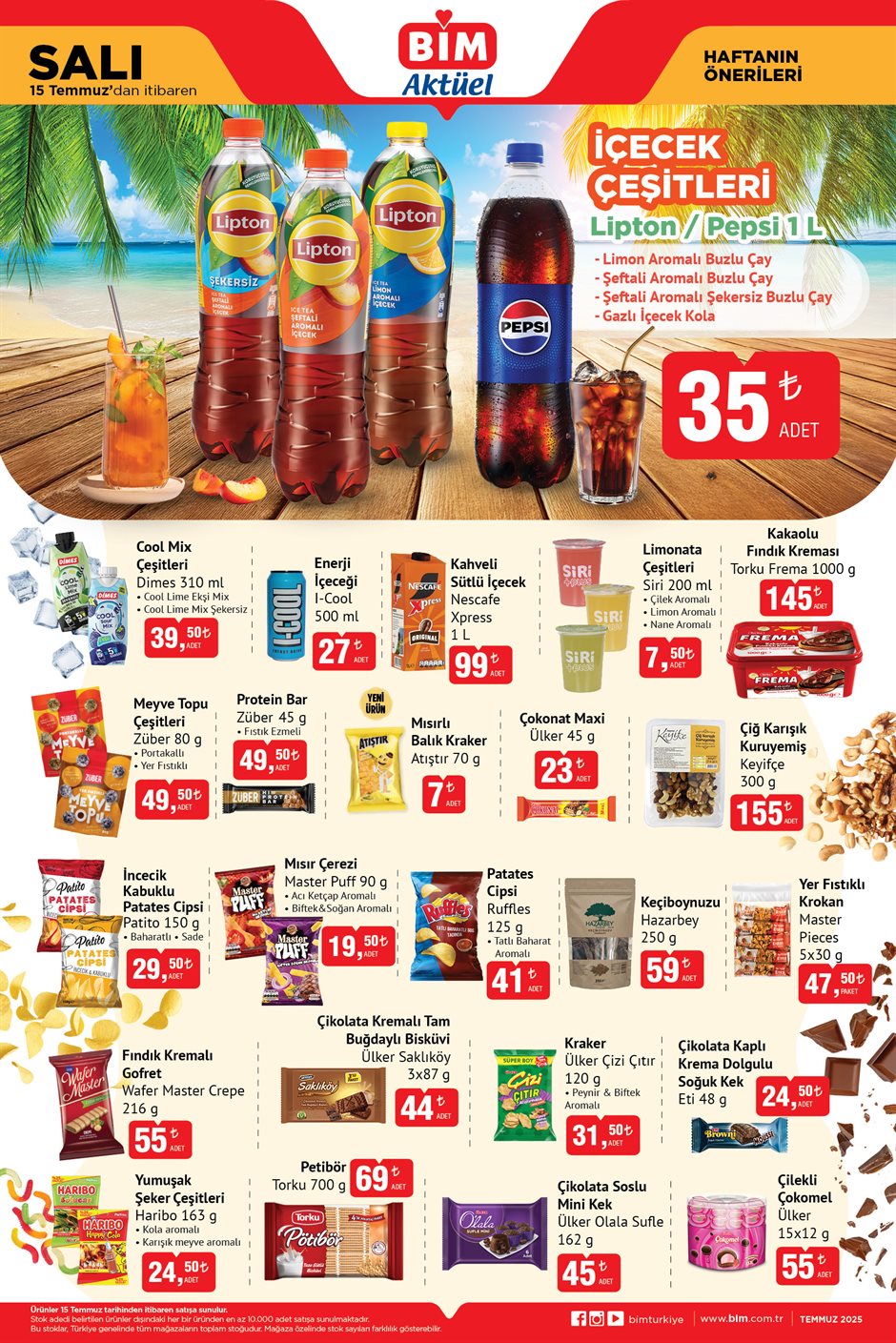 BİM’de Porçöz, Çamaşır Suyu ve Bulaşık Deterjanına İndirim Geliyor! BİM 15 Temmuz Aktüel Kataloğu!