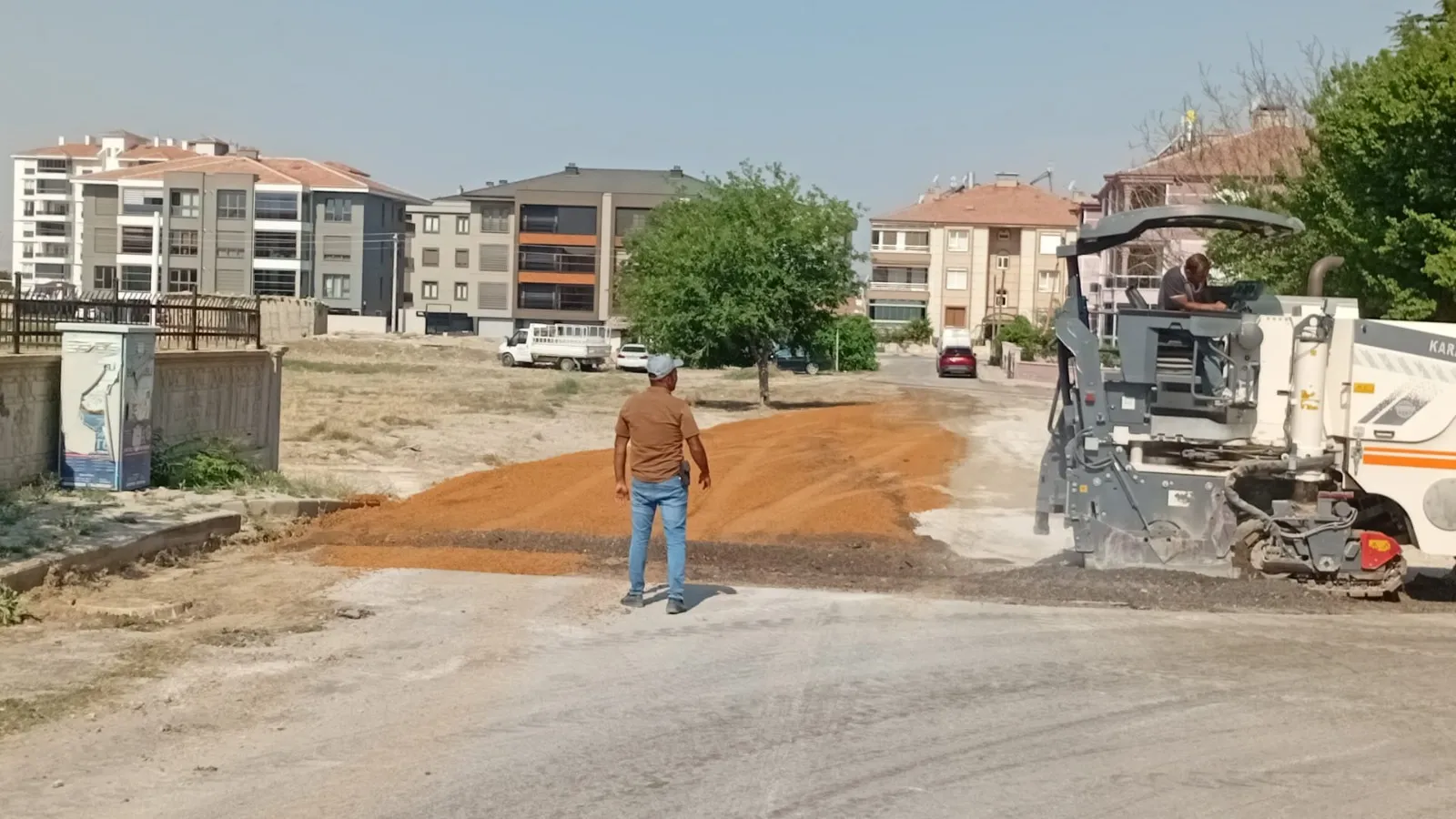 Şehrin yolları yenileniyor