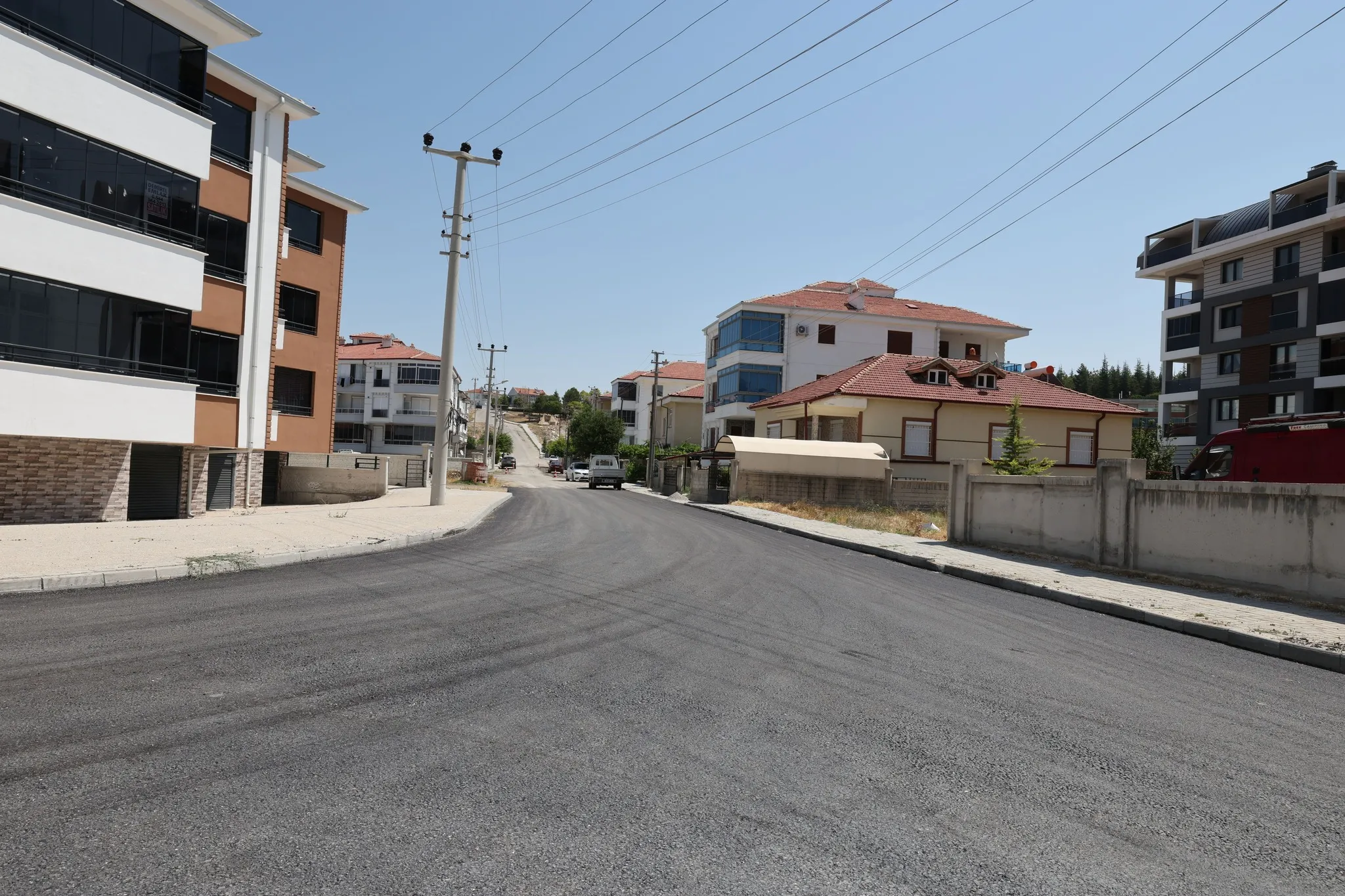 Şehrin yolları yenileniyor