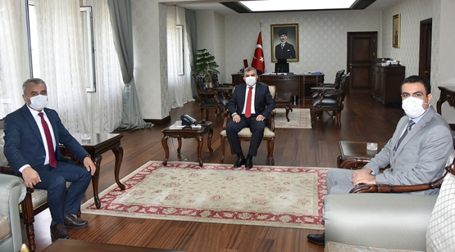 Halk Bankası Şube Müdürü Takar’dan Vali Işık’a Ziyaret