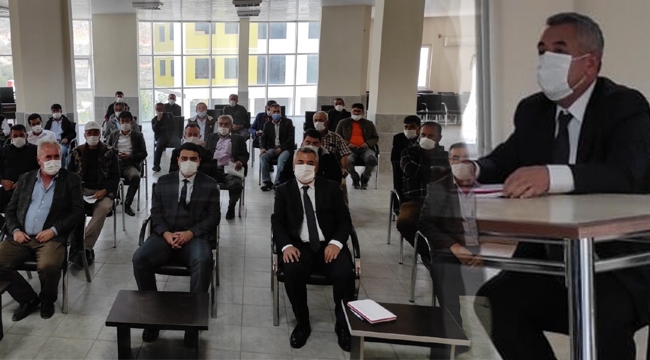 Muhtarlarla Tarım Buluşmaları Sarıveliler'de Yapıldı 