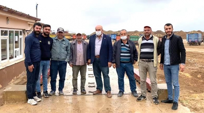 Bayram; “Arazide 370 bin ton civarı pancar var”