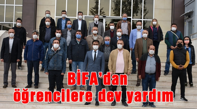 BİFA’dan öğrencilere dev yardım  