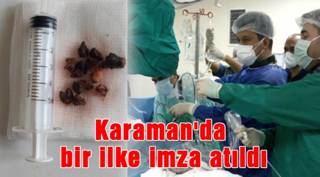 Karaman'da bir ilke imza atıldı