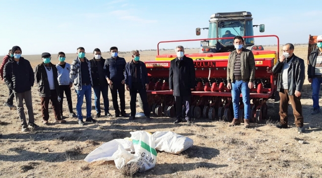 Karaman'da suni mera tesis edildi