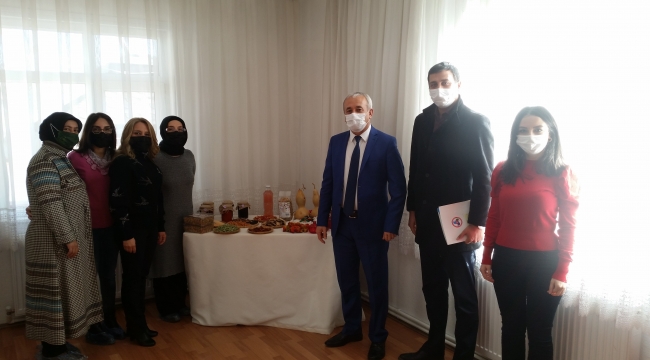 Karaman’da üreten kadınlara ziyaret