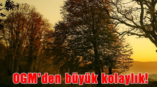 OGM’den büyük kolaylık!