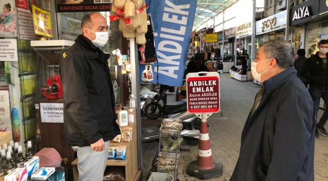 Vali Işık esnafın nabzını tuttu