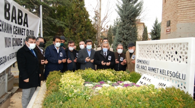 Ahmet Keleşoğlu mezarı başında anıldı
