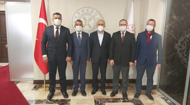 Bakan Elvan'a ziyaret!