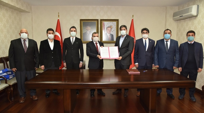 Başkan Uslu'dan Vali Işık'a ziyaret