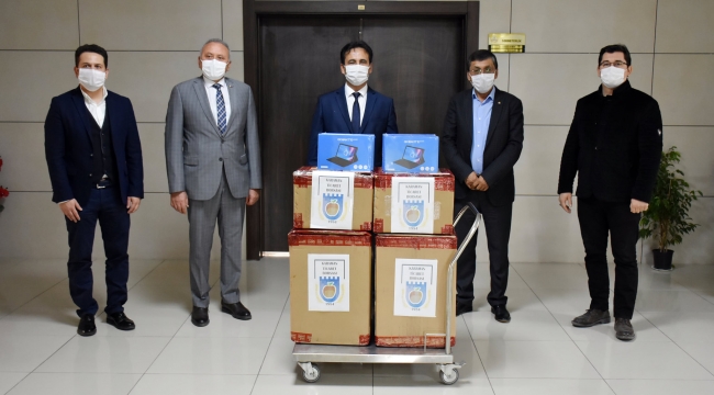 Borsadan ihtiyaç sahibi öğrencilere tablet