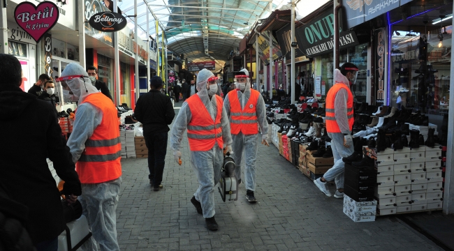 Karaman Belediyesi virüse göz açtırmıyor