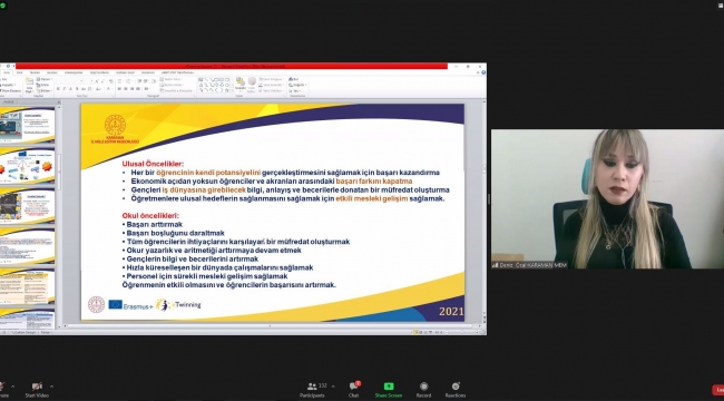 "eTwinning Nedir?" eğitimi gerçekleştirdi