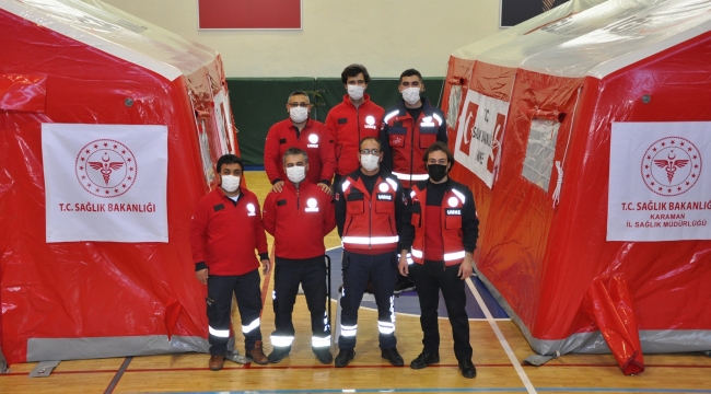 Karaman UMKE göz dolduruyor