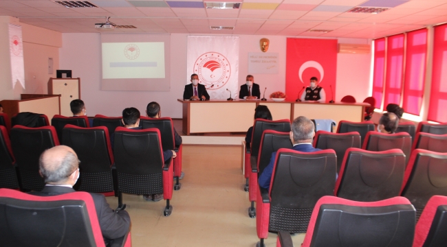 Tarım müdürlüğünde değerlendirme toplantısı yapıldı