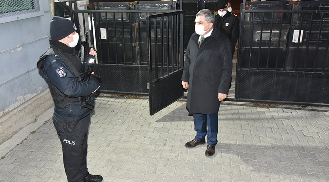 Vali Işık'tan yılbaşı denetimleri!